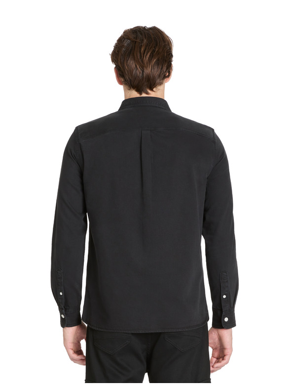 Celio Černá pánská bavlněná košile Celio Janime