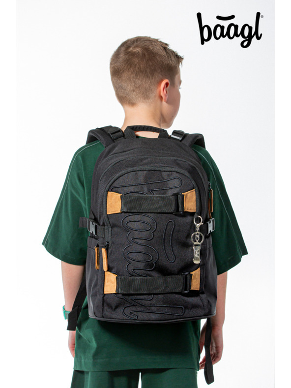 BAAGL  BAAGL SET 5 Skate Darkness: batoh, penál, sáček, ledvinka, obal na notebook