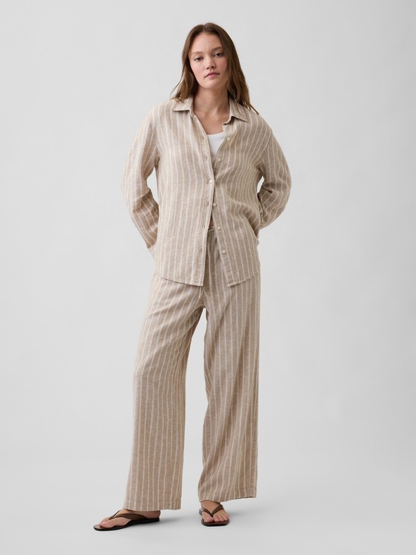 GAP Lněná košile Easy Shirt GAP