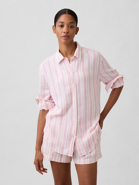 GAP Lněná košile Easy Shirt GAP