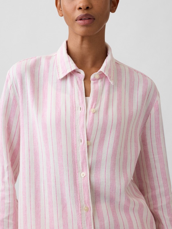 GAP Lněná košile Easy Shirt GAP