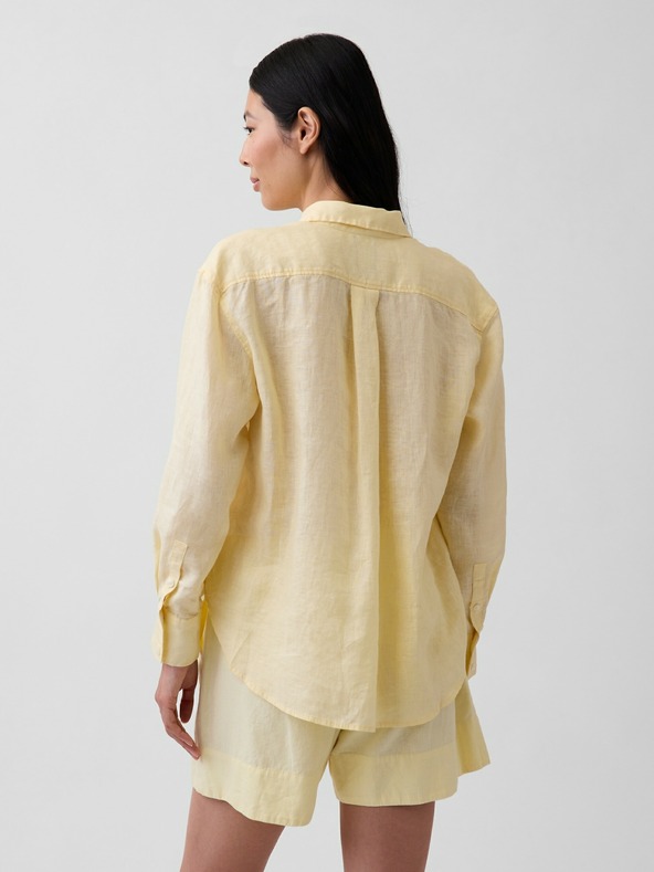 GAP Lněná oversize košile GAP