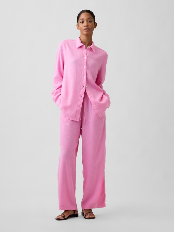 GAP Lněná košile Easy Shirt GAP