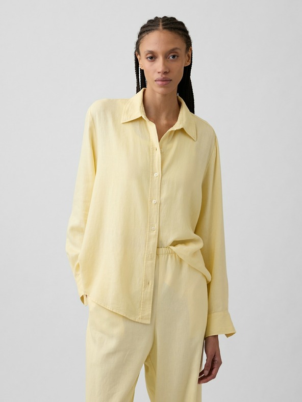 GAP Lněná košile Easy Shirt GAP
