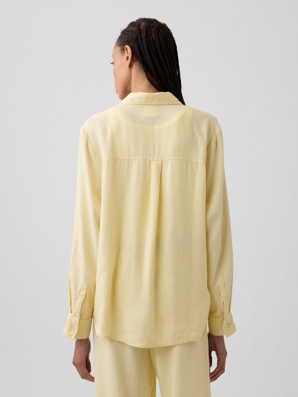 GAP Lněná košile Easy Shirt GAP