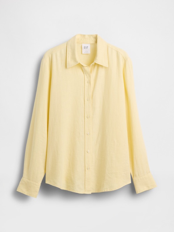 GAP Lněná košile Easy Shirt GAP