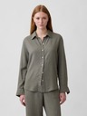 GAP Lněná košile Easy Shirt GAP