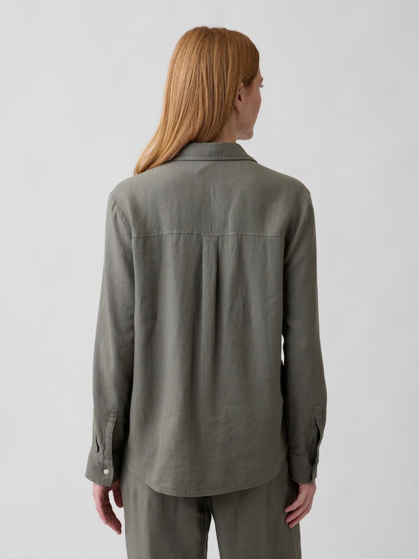GAP Lněná košile Easy Shirt GAP