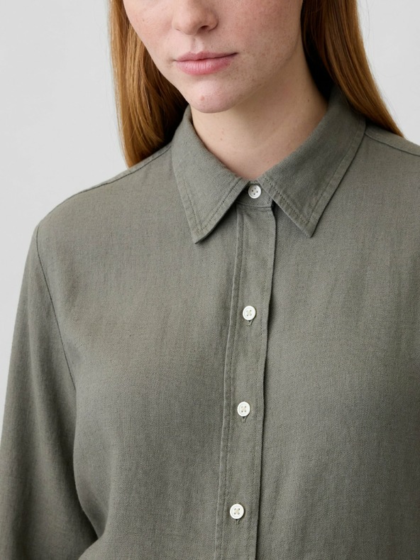 GAP Lněná košile Easy Shirt GAP