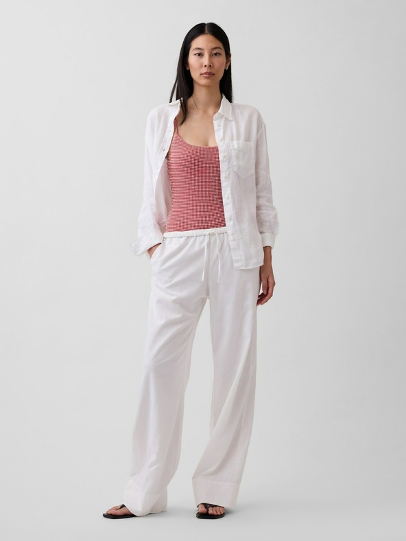 GAP Lněná oversize košile GAP