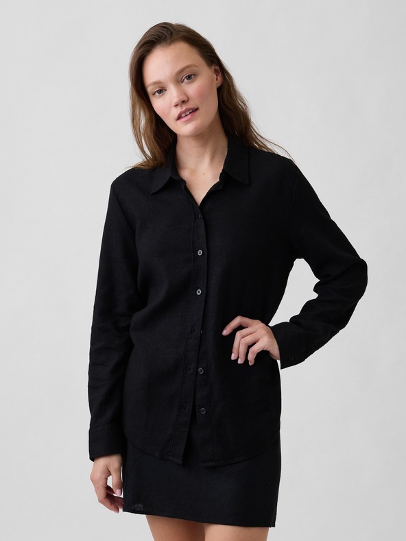 GAP Oversize lněná košile Easy Shirt GAP