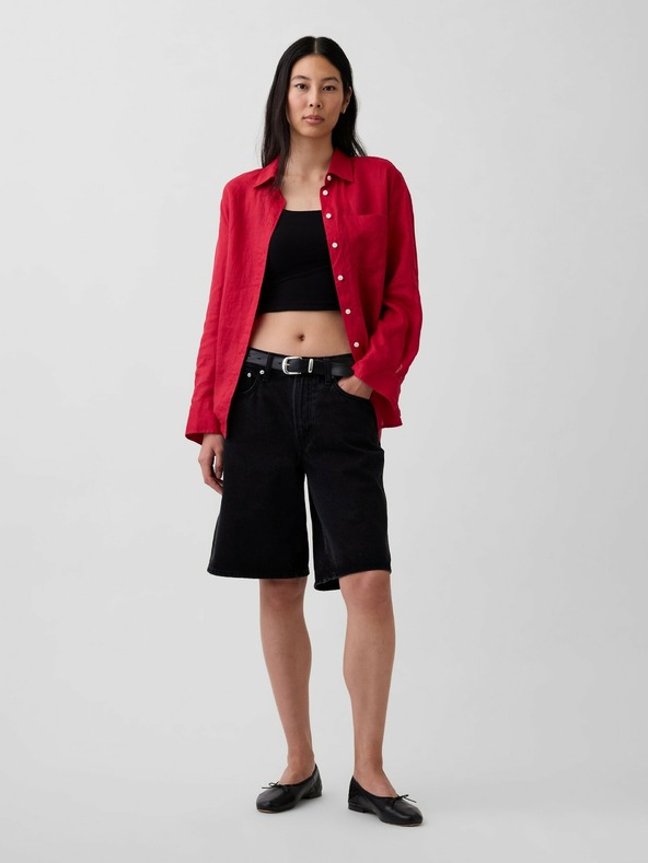 GAP Lněná oversize košile GAP