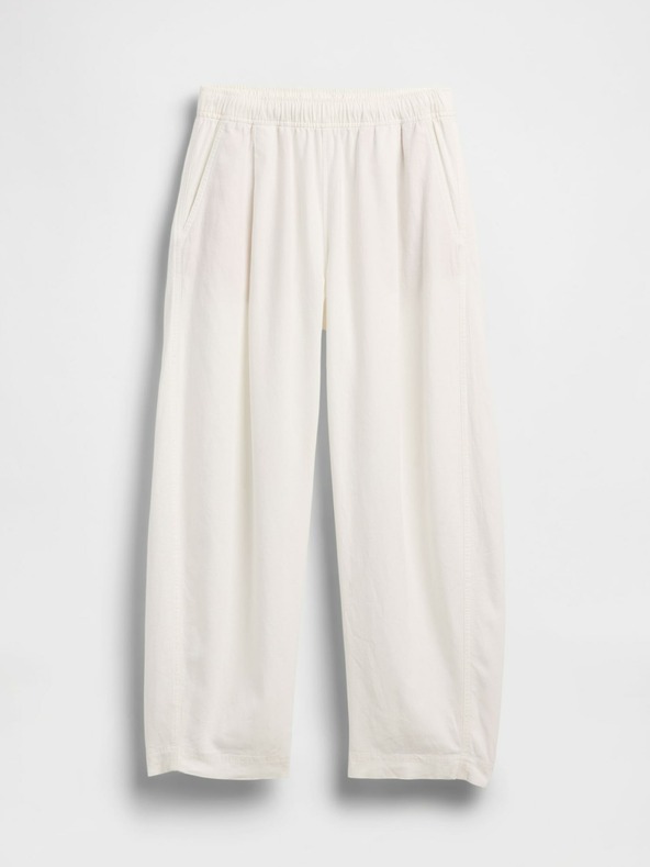 GAP Lněné kalhoty Easy Barrel GAP