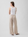 GAP Lněné kalhoty Wide-Leg GAP