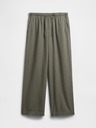 GAP Lněné kalhoty Wide-Leg GAP
