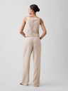 GAP Lněné kalhoty Wide-Leg GAP