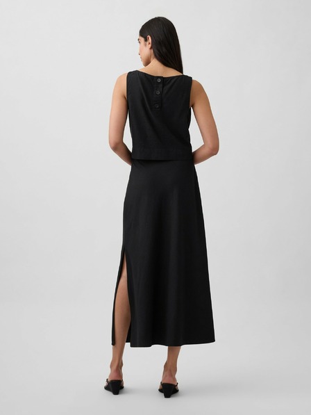 GAP Lněná maxi sukně GAP