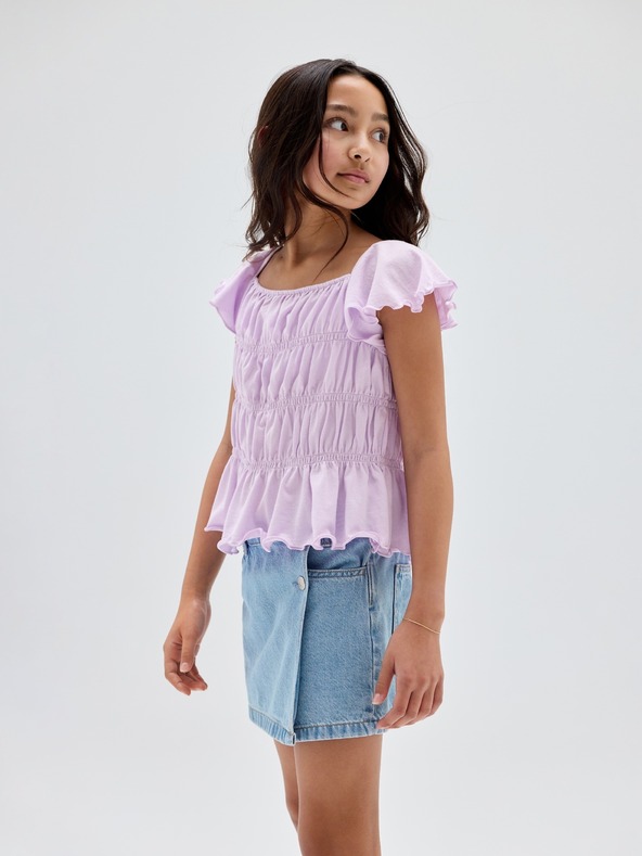 GAP Dětská džínová kraťasová sukně GAP