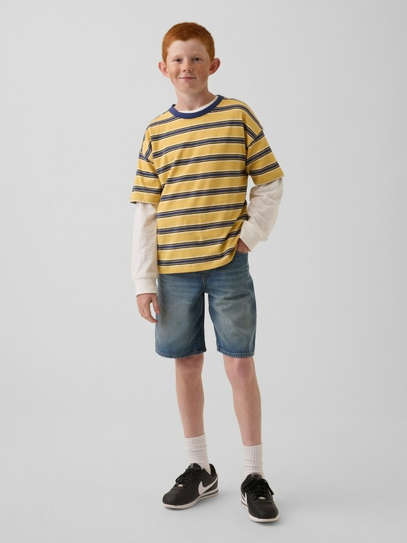 GAP Dětské džínové kraťasy '90s Loose UltraSoft GAP