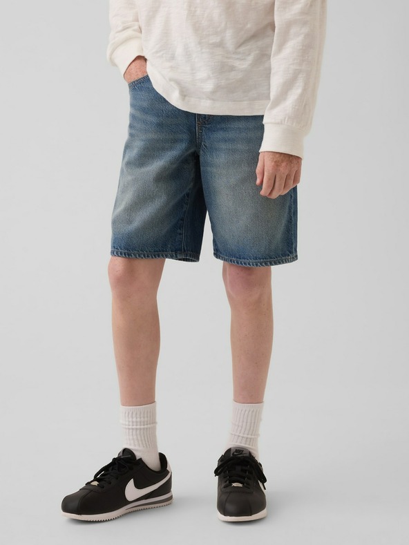 GAP Dětské džínové kraťasy '90s Loose UltraSoft GAP