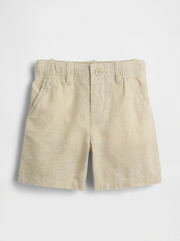 GAP Baby lněné kraťasy GAP