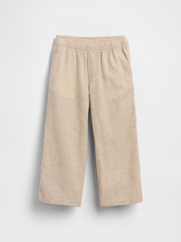 GAP Baby lněné kalhoty GAP
