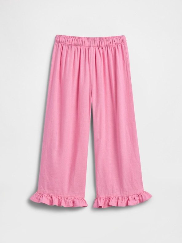 GAP Baby lněné kalhoty GAP