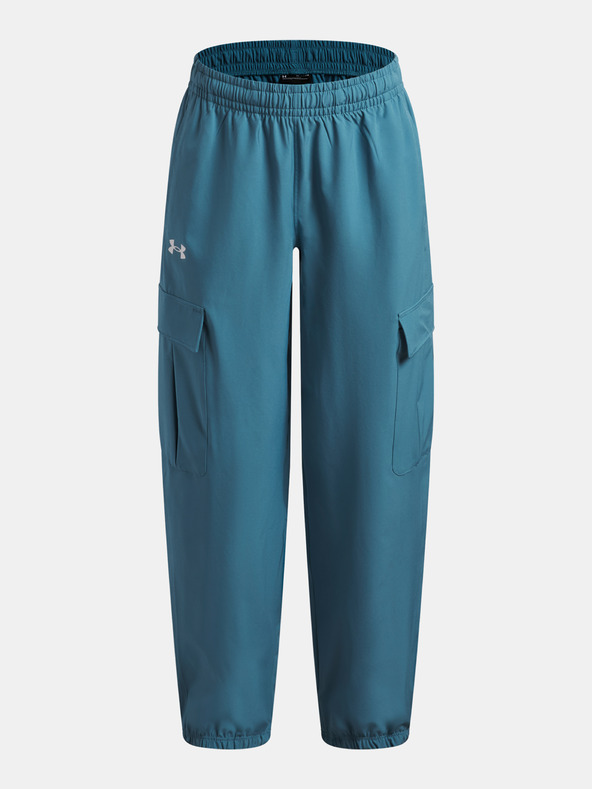 Under Armour Dívčí sportovní kalhoty Under Armour UA Rival Woven Cargo Pants