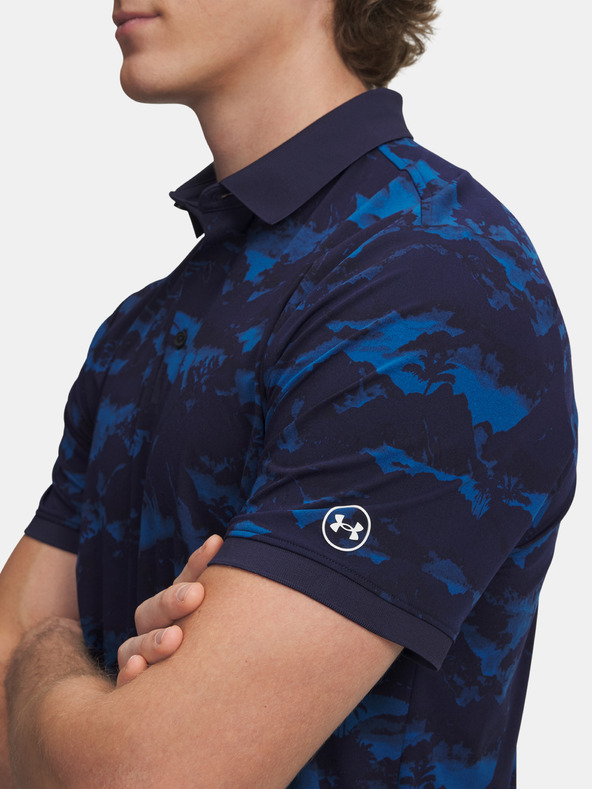 Under Armour Pánské tričko Under Armour UA ArmourDry Print Rib Polo