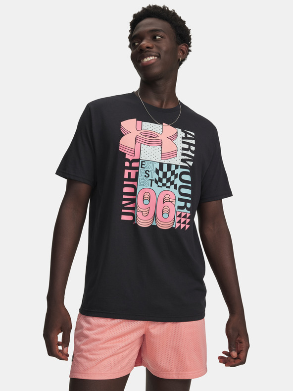 Under Armour Pánské tričko Under Armour UA M LOGO COLLAGE SS