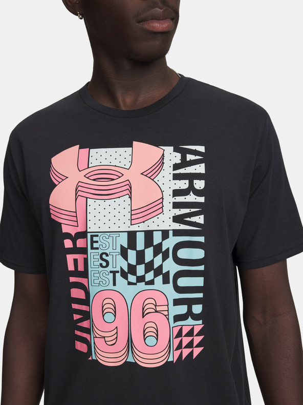 Under Armour Pánské tričko Under Armour UA M LOGO COLLAGE SS