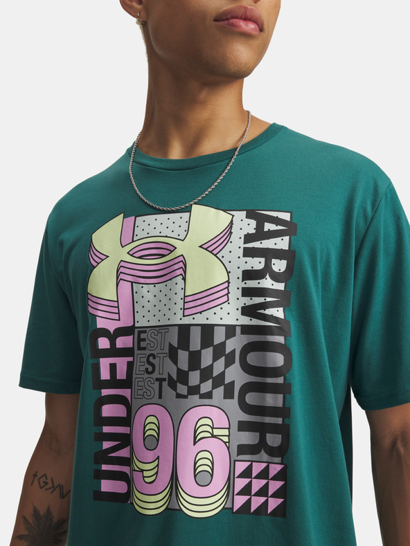 Under Armour Pánské tričko Under Armour UA M LOGO COLLAGE SS