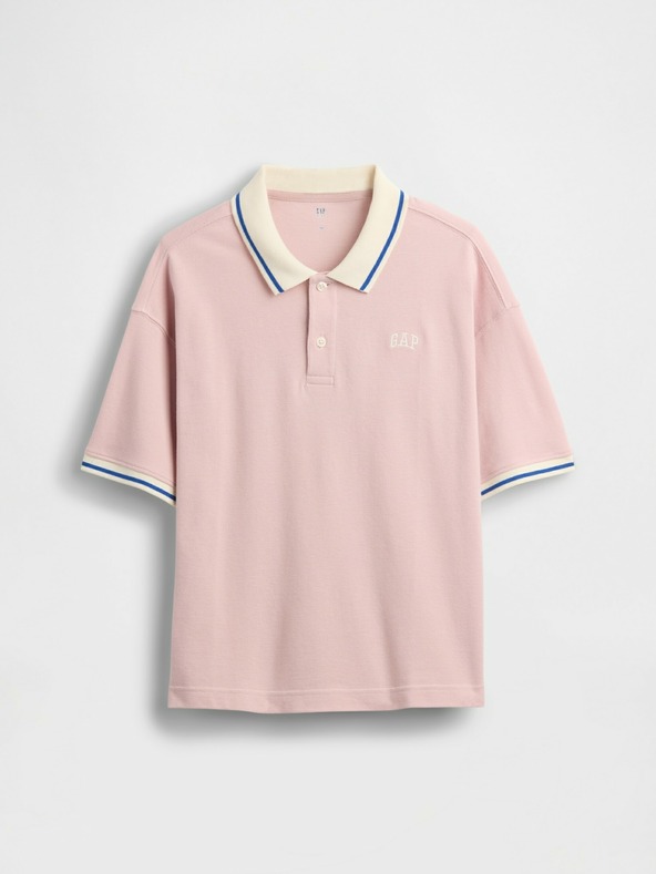 GAP Dětské oversize polo tričko s logem GAP