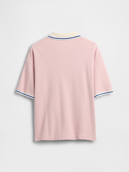 GAP Dětské oversize polo tričko s logem GAP