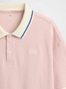 GAP Dětské oversize polo tričko s logem GAP