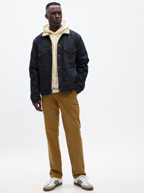 GAP Khaki kalhoty straight GapFlex GAP
