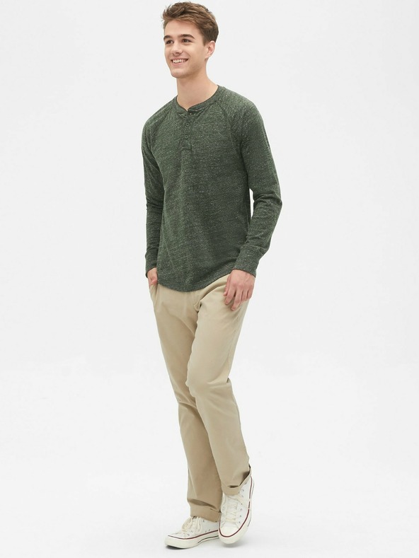 GAP Khaki kalhoty straight GapFlex GAP