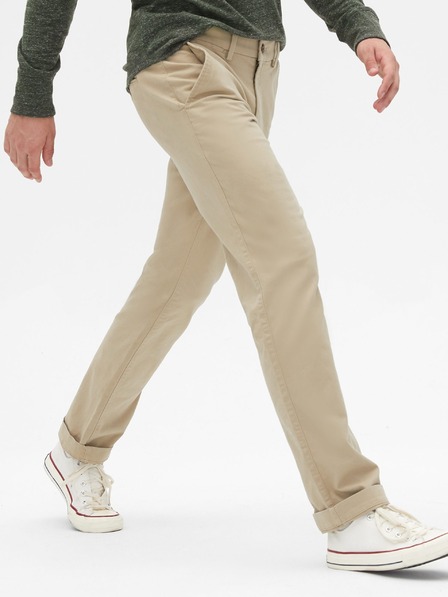 GAP Khaki kalhoty straight GapFlex GAP