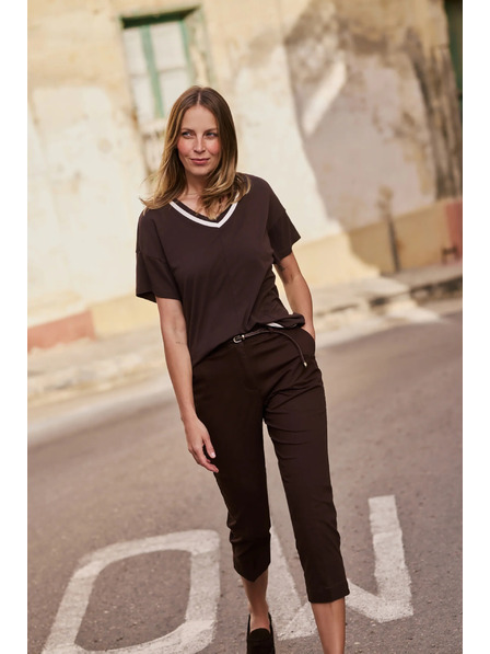 Moodo Hnědé rybaření kalhoty Moodo