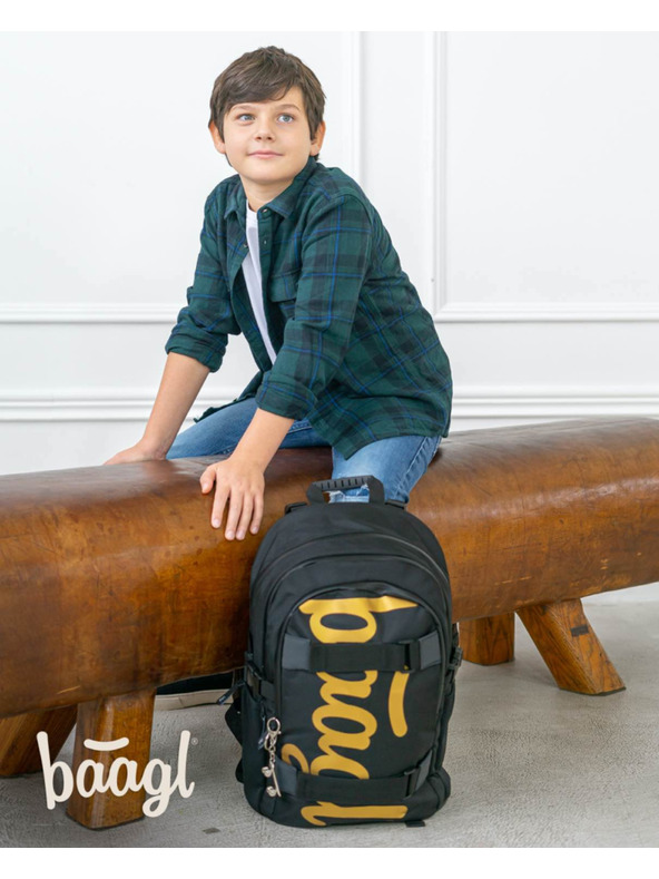 BAAGL  BAAGL Školní batoh Skate Gold