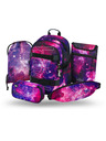 BAAGL  BAAGL SET 5 Skate Galaxy: batoh, penál, sáček, ledvinka, obal na notebook