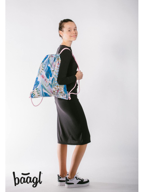 BAAGL  BAAGL SET 5 Skate Leafs: batoh, penál, sáček, ledvinka, obal na notebook
