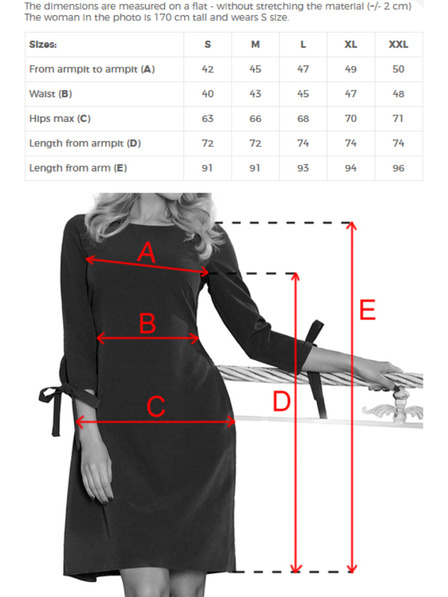 numoco ALICE Trapézové mini šaty s mašlí a vázacími rukávy - béžové