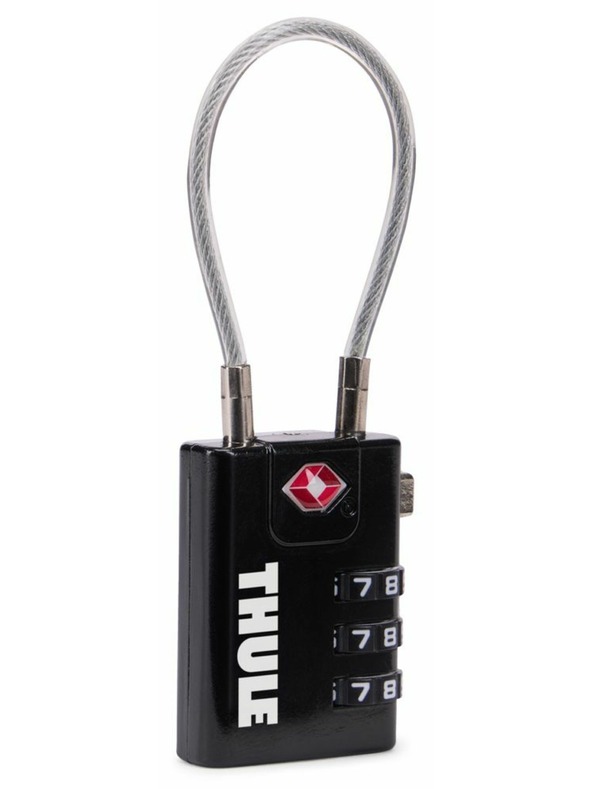 Thule Thule TSA zámek s ocelovým lankem TSAL101 - černý
