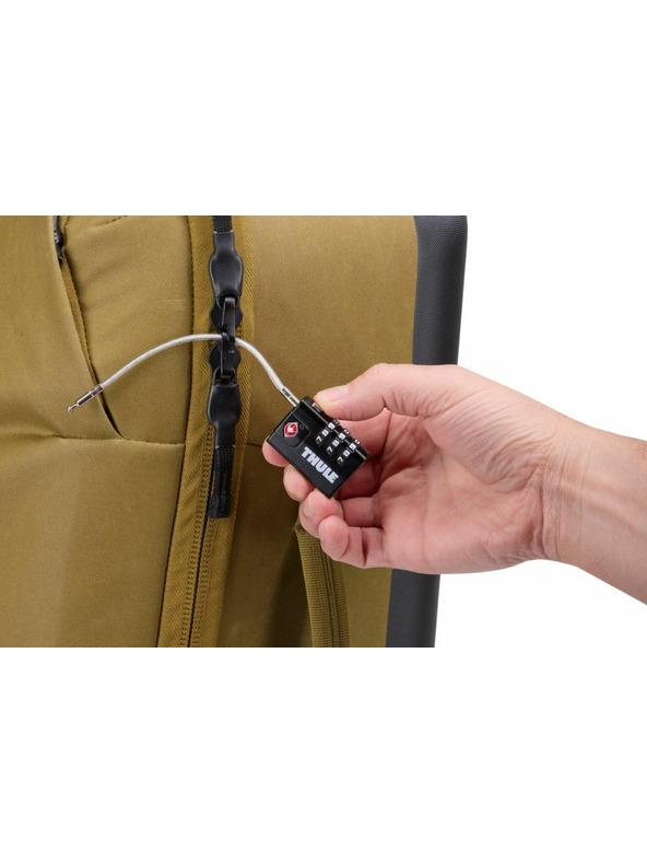 Thule Thule TSA zámek s ocelovým lankem TSAL101 - černý