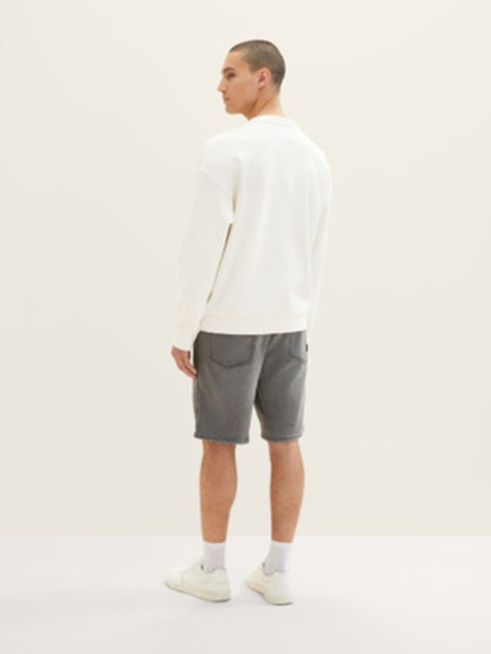 Tom Tailor Denim Šedé pánské džínové kraťasy Tom Tailor Denim