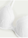 Marks & Spencer Dekoltová podprsenka s kosticemi a krajkou, vel. A–E Marks & Spencer bílá