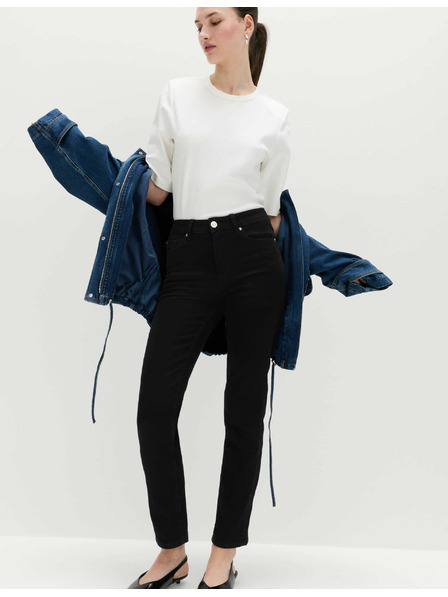 Marks & Spencer Džíny Sienna se strečem a rovnými nohavicemi Marks & Spencer černá