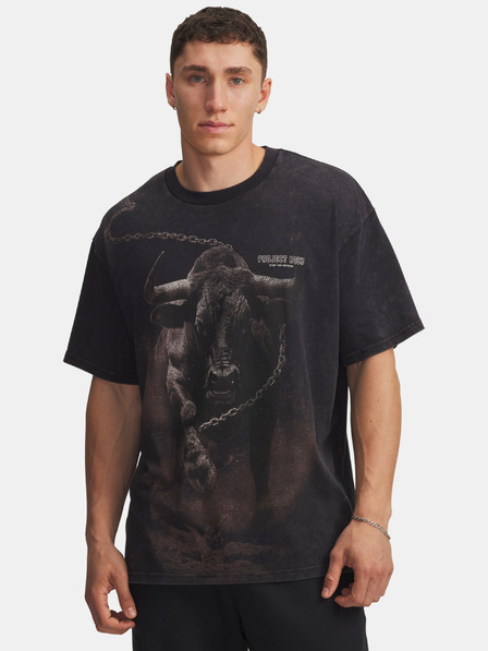 Under Armour Pánské tričko Under Armour Pjt Rck Washed HWT-BLK