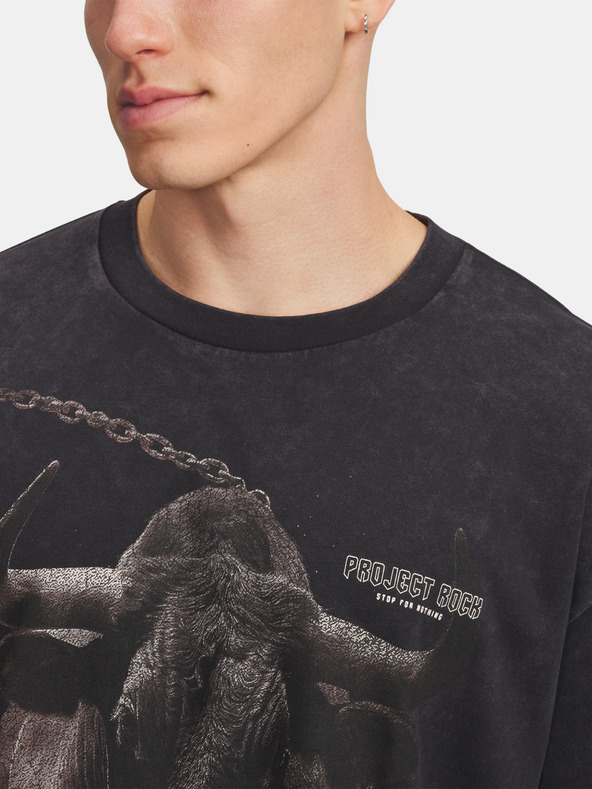 Under Armour Pánské tričko Under Armour Pjt Rck Washed HWT-BLK